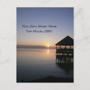 Postal Nunca se puede tener demasiados bancos exteriores