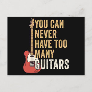 Postal Nunca Se Puede Tener Demasiados Guitorios
