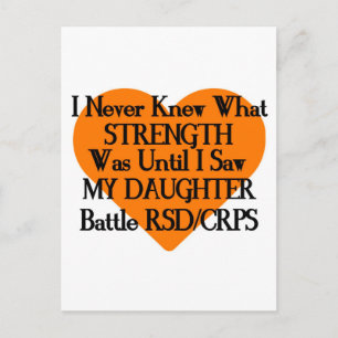 Postal Nunca se supo fuerza/corazón/hija...RSD/CRPS