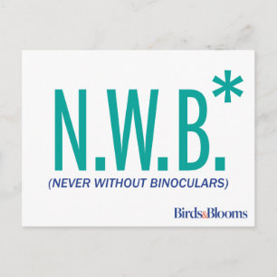 Postal Nunca sin Binoculares
