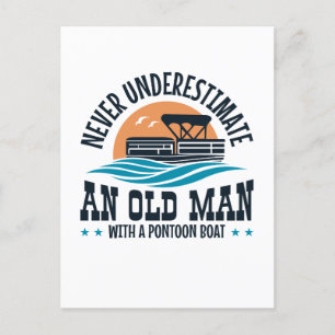 Postal Nunca Subestimes A Un Viejo Con Un Baño De Pontón