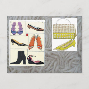 Postal nunca suficientes zapatos