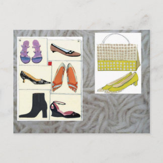 Postal nunca suficientes zapatos