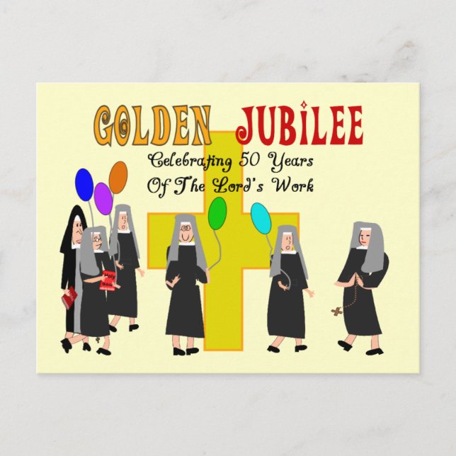 Postal Nuns Golden Jubilee Gifts (Anverso)