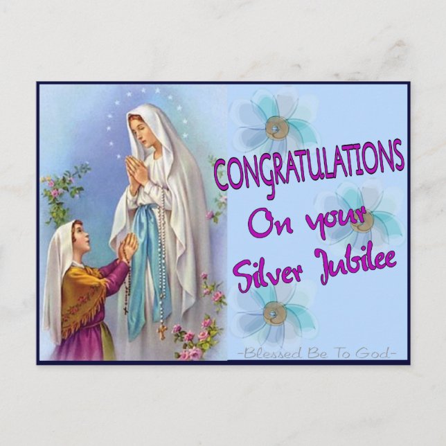 Postal Nuns Silver Jubilee Gifts and Cards (Anverso)