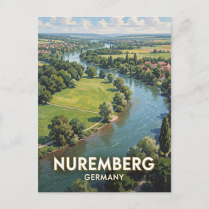 Postal Nuremberg Alemania Naturaleza Franconia 🌿