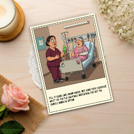 Postal Nurse Offers Patient Green Potion Get Well