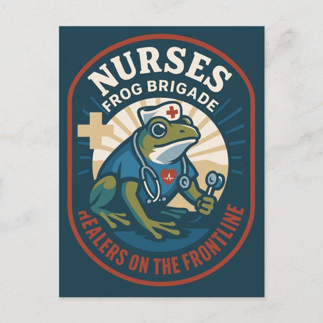 Postal Nurses Frog Brigade – Healers on the Frontline (Anverso)