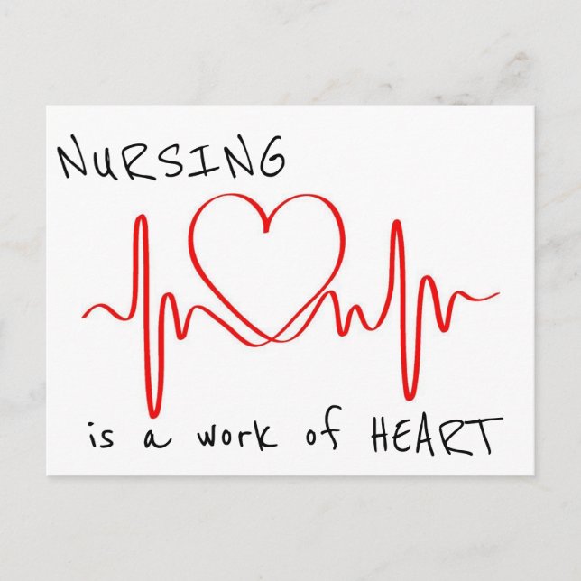 Postal Nursing is a Work of Heart (Anverso)
