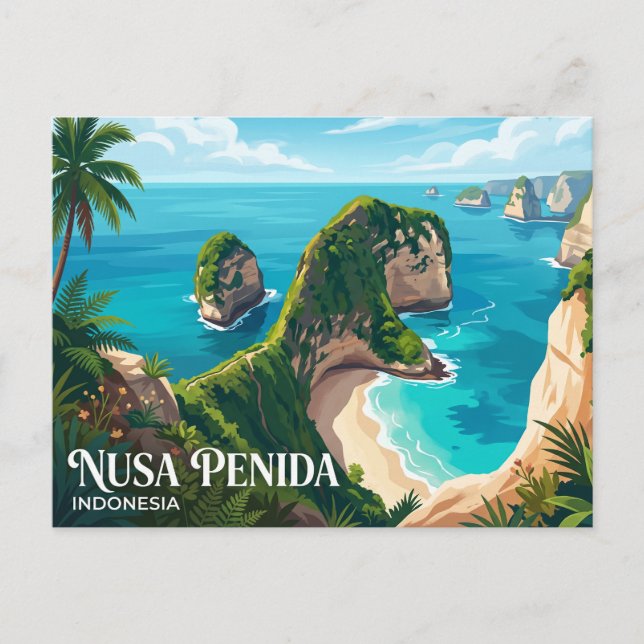 Postal Nusa Penida Indonesia (Anverso)