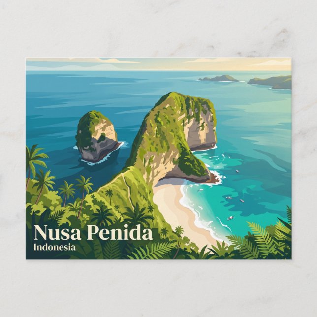 Postal Nusa Penida Indonesia (Anverso)
