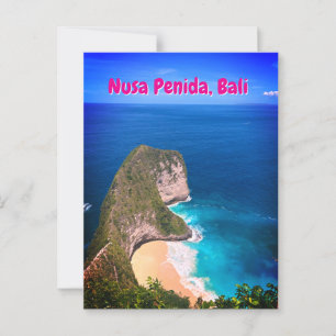 Postal Nusa Penida, playa de Dinosaur