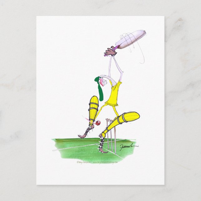 Postal nutmeg australiano de cricket, tony fernandes (Anverso)