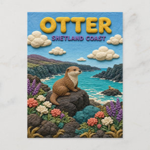 Postal Nutria Costa Shetland Moderna KlayKoo
