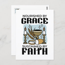 Postal Nutrida por Grace, sostenida por Faith Design