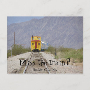 Postal Nv train 007, Miss el tren?, Boulder City, Nv.