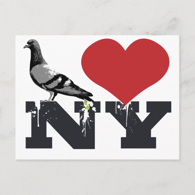 Postal NY Pigeon (Anverso)