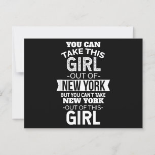 Postal NY, Puedes Sacar A Este chica Del Recuerdos De Nue
