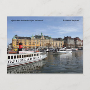 Postal Nybrokajen y Strandvägen, Estocolmo.