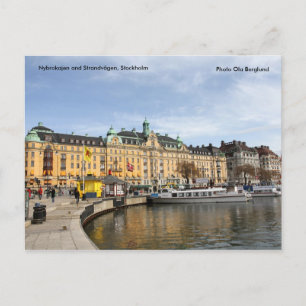 Postal Nybrokajen y Strandvägen, stock..