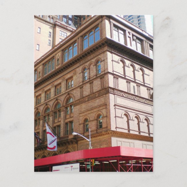 Postal NYC Carnegie Hall (Anverso)