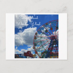 Postal NYC Coney Island Wonder Wheel