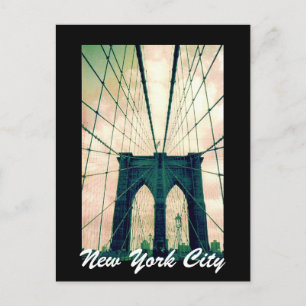 Postal nyc del puente de brooklyn