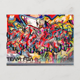 POSTAL NYC GRAFFITI POST CARTA