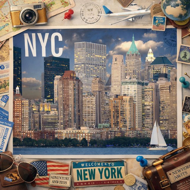 Postal NYC – La Ciudad Que Nunca se Detiene (Subido por el creador)