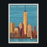 Postal NYC - Un Observatorio Mundial<br><div class="desc">Anderson Design Group es una firma de diseño y ilustracion galardonada en Nashville,  Tennessee. El fundador Joel Anderson dirige un equipo de artistas talentosos para crear arte poster original que se parece a las estampas publicitarias tradicionales de los años 20 a los 60.</div>