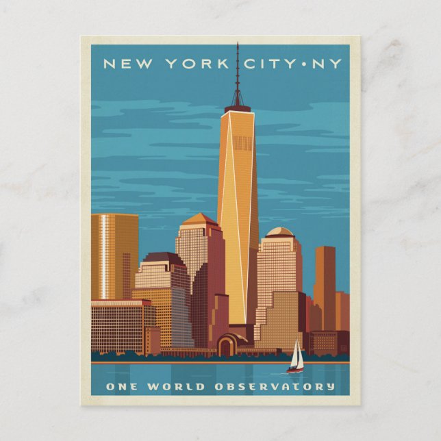 Postal NYC - Un Observatorio Mundial (Anverso)