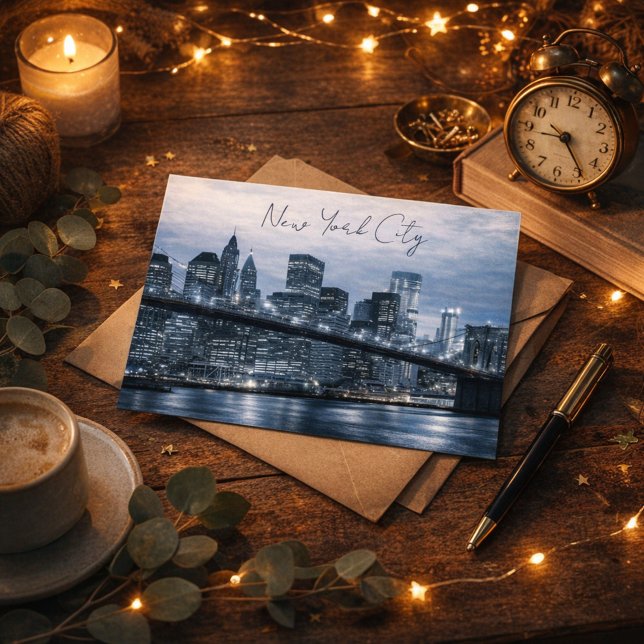 Postal NYC Unforgettable Night Skyline  (Subido por el creador)