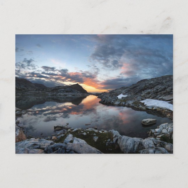 Postal Nydiver Lakes Sunrise - Wilderness de Ansel Adams (Anverso)