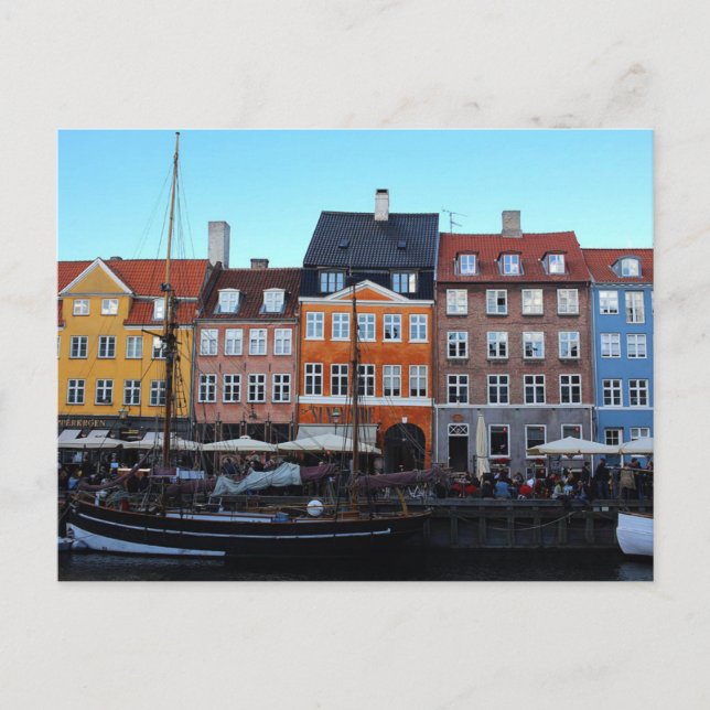 Postal Nyhavn Copenhagen Dinamarca (Anverso)