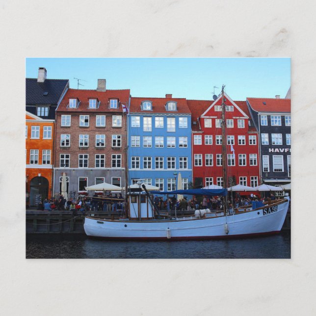 Postal Nyhavn Copenhagen Dinamarca (Anverso)
