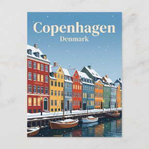 Postal Nyhavn, Copenhague, Dinamarca