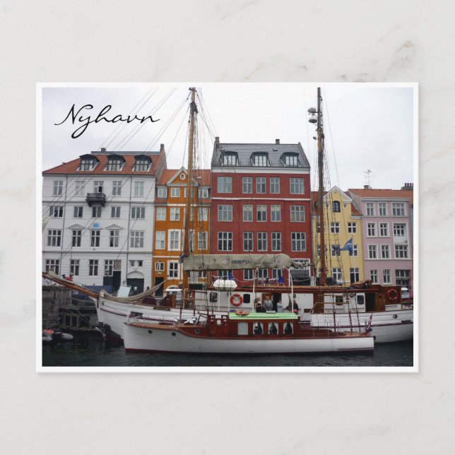 Postal Nyhavn Dinamarca (Anverso)