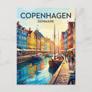 Postal Nyhavn Dinamarca