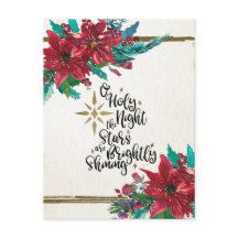 O Buenas Noches, Navidades Carol Red Poinsettia