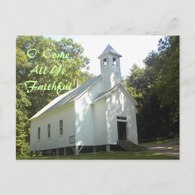 Postal O' Come All You Faithful (Anverso)
