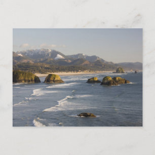 Postal O, Costa de Oregón, Parque Estatal Ecola, vista de