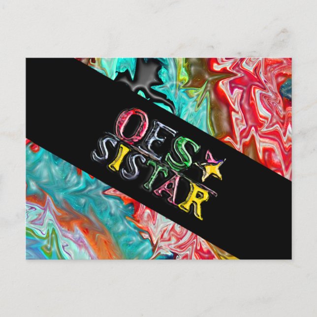 POSTAL O.E.S SISTAR (Anverso)