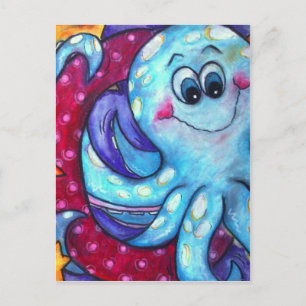 Postal O es para Octopus