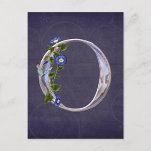 Postal O inicial de mariposa precisa