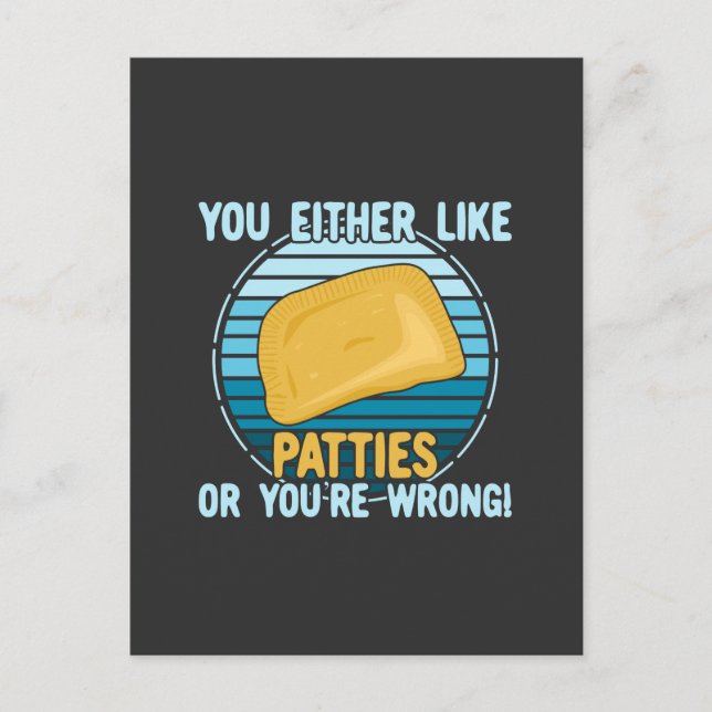 Postal ¡O Te Gustan Las Patatas O Te Equivocas! (Anverso)