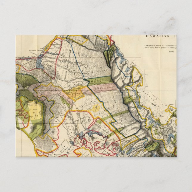 Postal Oahu, Hawaii (Anverso)
