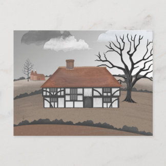 Postal Oak Tree Manor Postcard