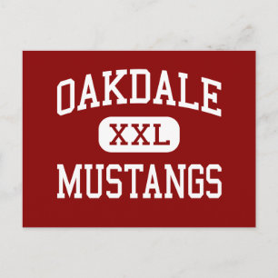 Postal Oakdale - Mustangs - High - Oakdale California
