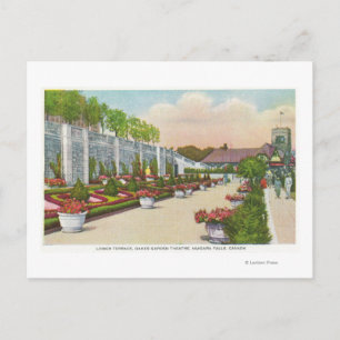 Postal Oakes Garden Theater Lower Terrasse