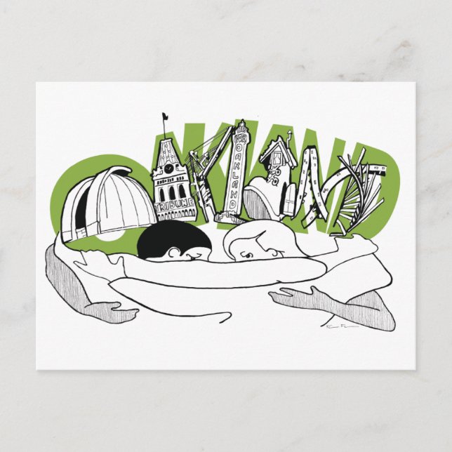 Postal Oakland (Anverso)